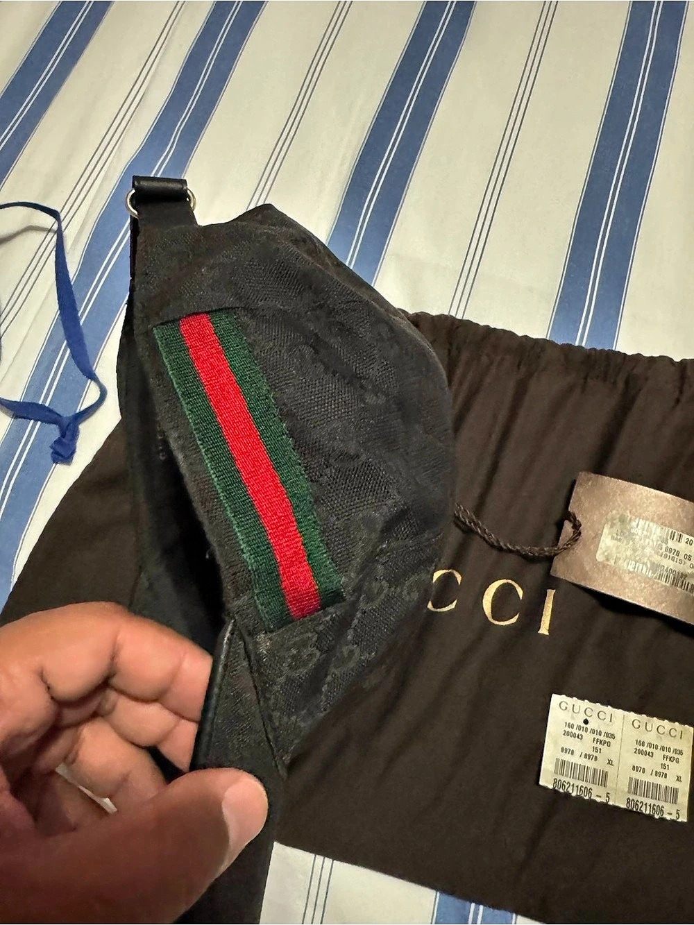 Gucci GG canvas baseball cap in Black XL